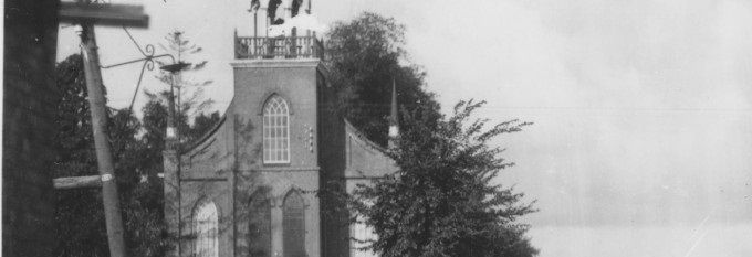 De Lutherse kerk in Pekela in 1922. - Foto: collectie gemeente Pekela, www.beeldbankgroningen.nl

