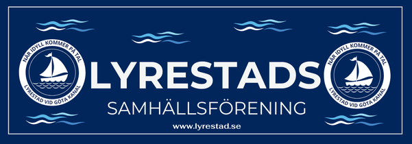 Stor banderoll för scen
