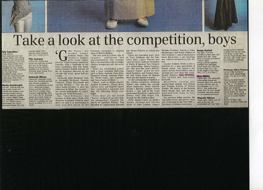 Hilary Alexander for The Daily Telegraph