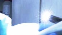 Fonte di luce all'apice dell'endoscopio