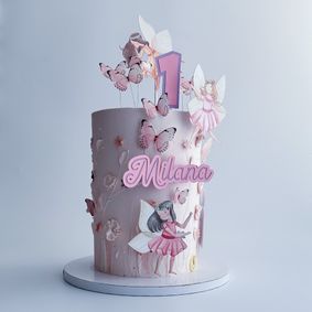 Torte, 1. Geburtstag, Mädchen, Feen