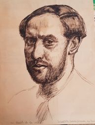 Lucien en deuil de sa mère