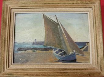 Voilier sur la plage