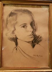 Suzanne (Fusain)