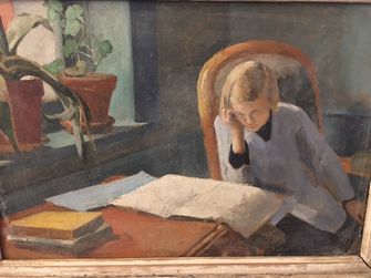 Francine à l'étude