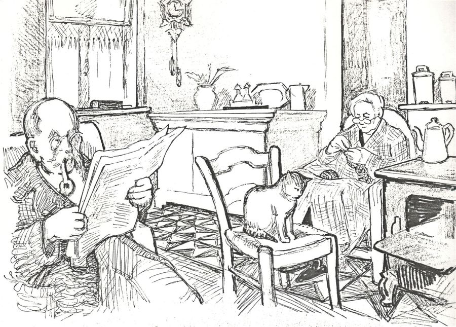 La cuisine des grands-parents