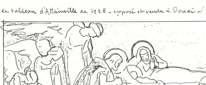 Un architecte m’acheta une «nativité» démesurée (Exposée à l'église de Liévin)