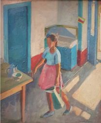 Jeune fille au pichet