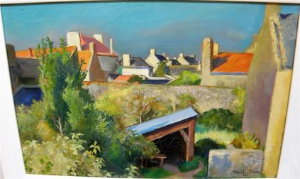 Toits bretons en été