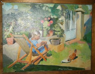 Jardin en été