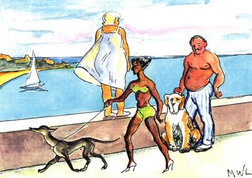Les touristes en Bretagne