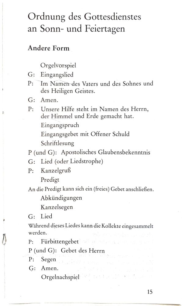 West15 GD Ordnung