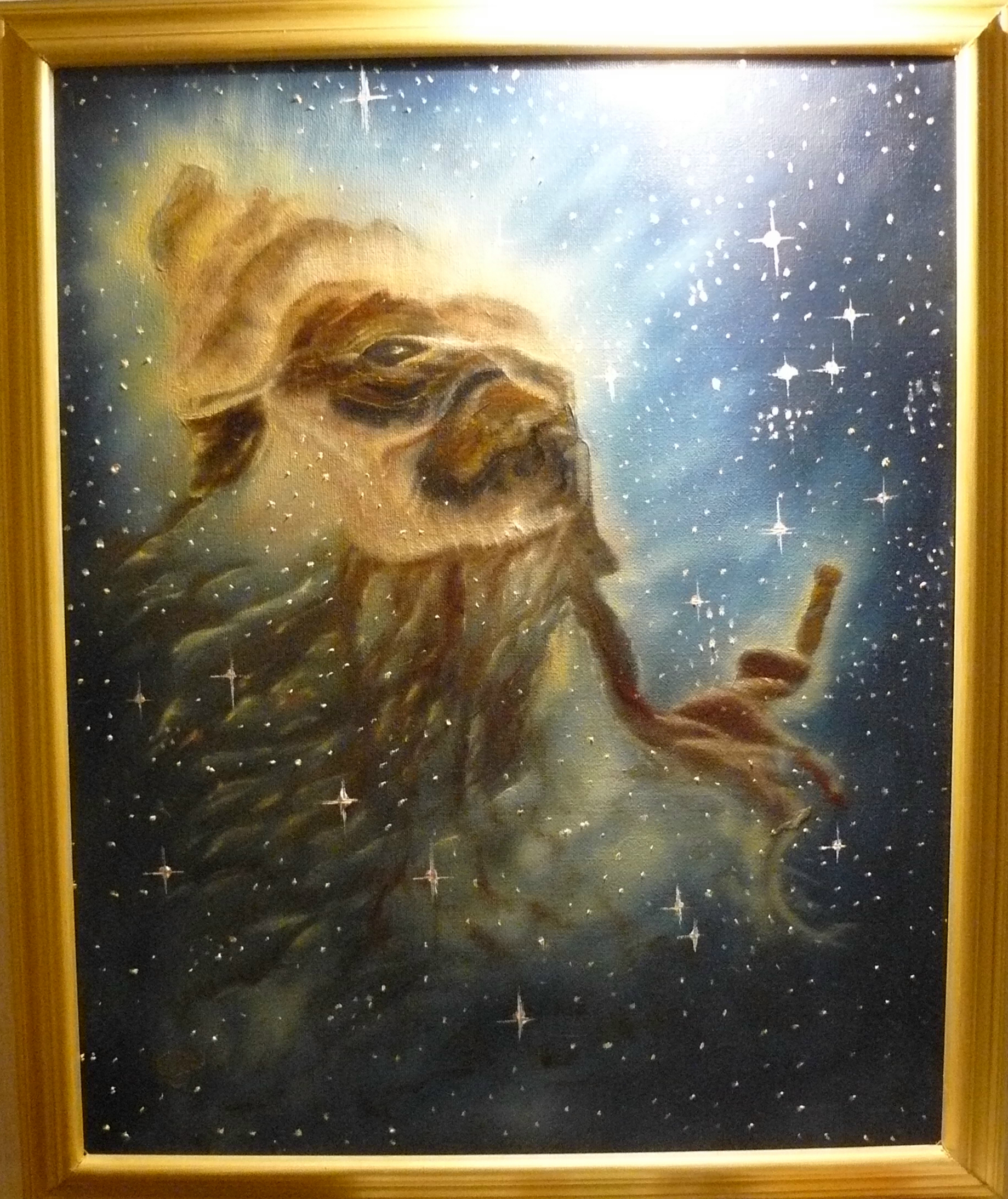 "Carina Nebulosa". Våren 2013.  Olja på duk. 40X50 cm.