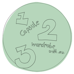 1, 2, 3, Capsule Wardrobe with me