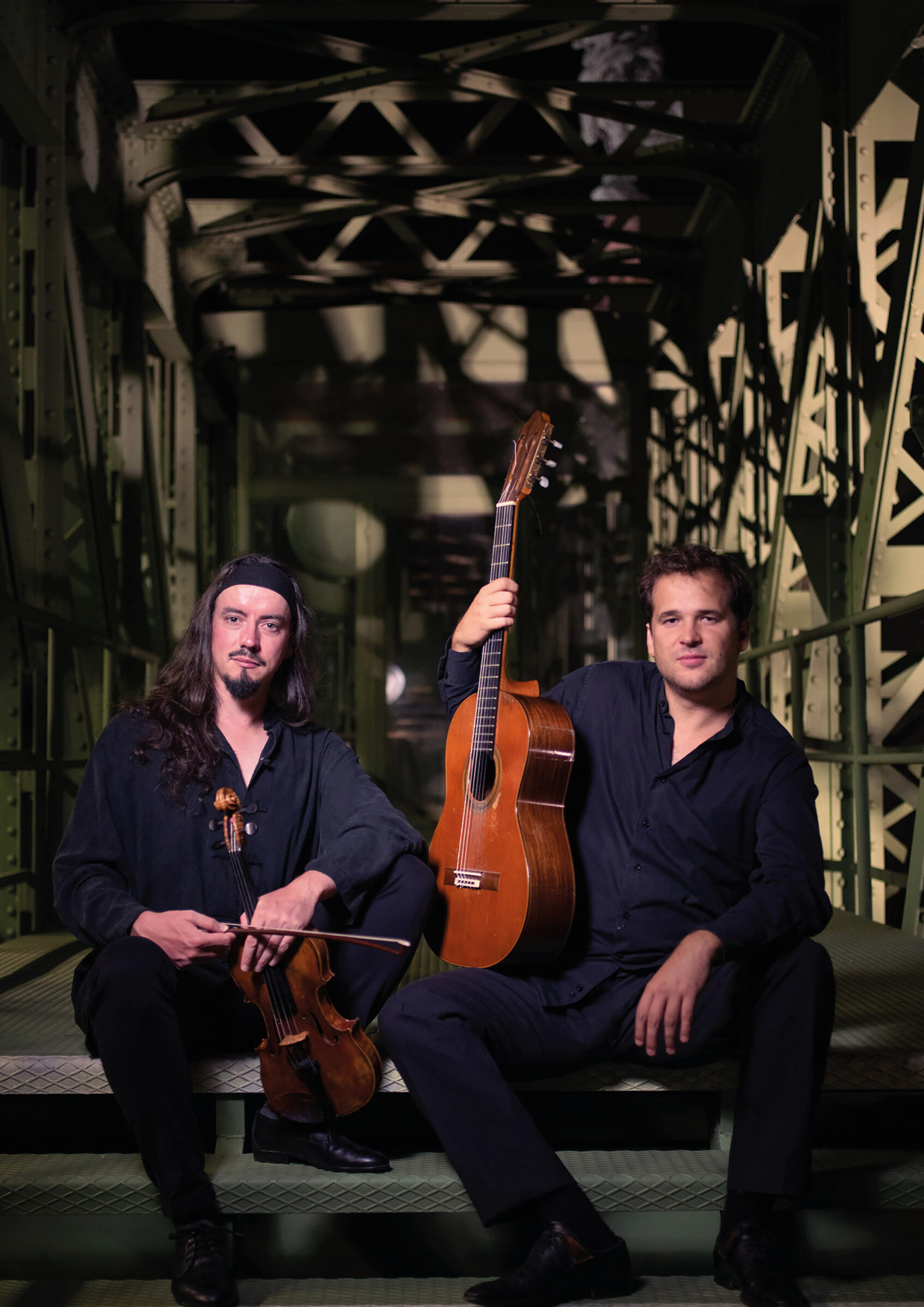 Musiker Raphaël Béreau und Jean-Samuel Bez