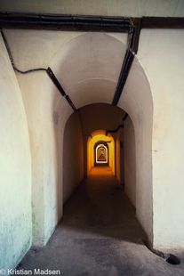 Garderhøjfortet, gangareal
