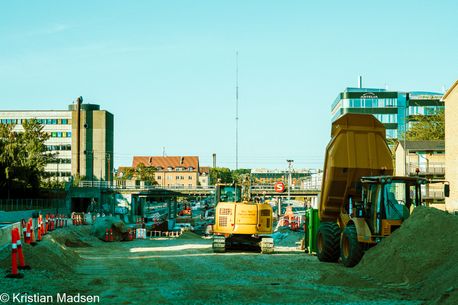 Byggeri vej Buddinge Station