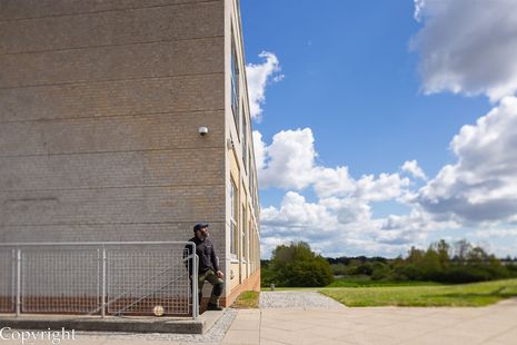 Ud og nyde solskinnet - ved DTU Ballerup Campus