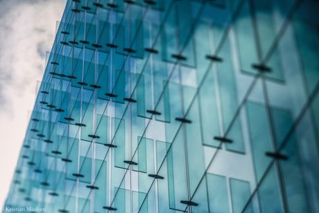 Glass facade