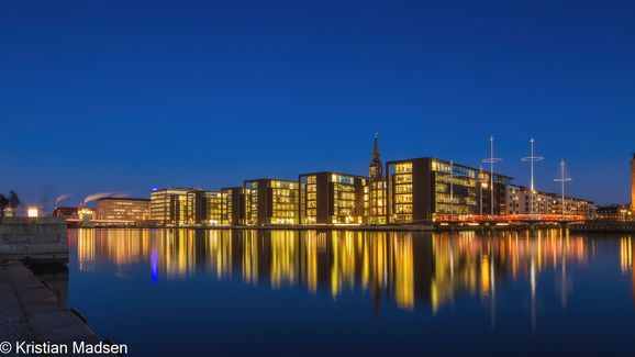 Copenhagen Harbour at dusk