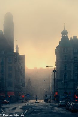 Early morning in Malmö, Sweden