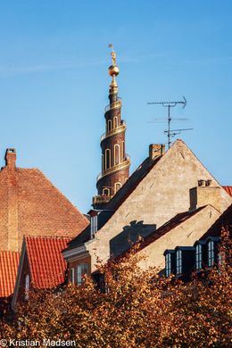 The twisted tower of Our Saviour's Church.