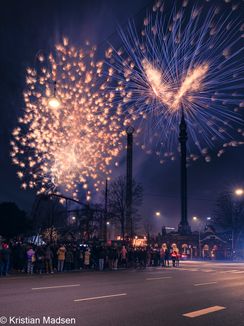Tivoli Firework - Coronation of H.M. King Frederik the 10th of Denmark