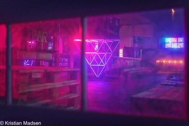 Copenhagen Light Festival - a Tetrahedron named Platonic
