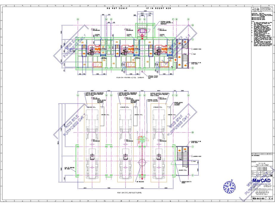 Engineering Rework Drawing Example MarCAD Engineering Design | Drawing Examples