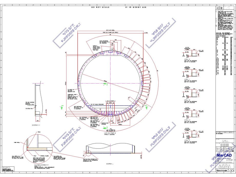Engineering Rework Drawing Example MarCAD Engineering Design | Drawing Examples