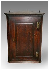 Antique Georgian Oak Corner Cupboard