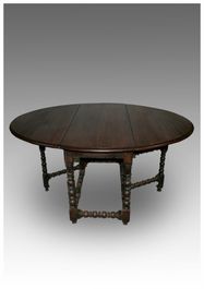 Antique Oak Gate leg Dining Table