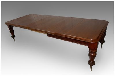 Antique Victorian Mahogany Dining Table