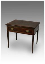 Antique Georgian Oak/Mahogany Side Table