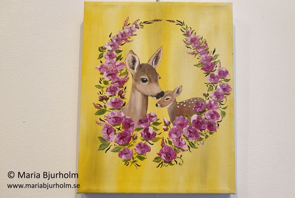 Nr 5. Rådjurshonan med kid