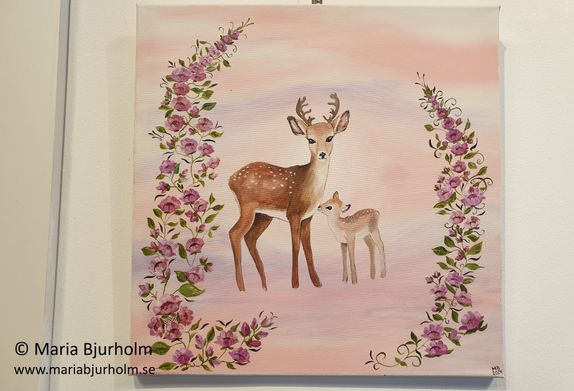 Nr 4. Rådjurshanen med kid