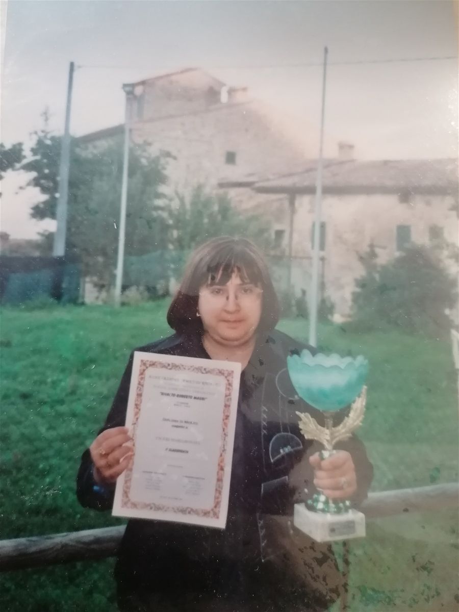 8 ottobre 2006 -Rivalto (Pi) - Coppa e diploma per 1° premio di LE LETTERE RITROVATE