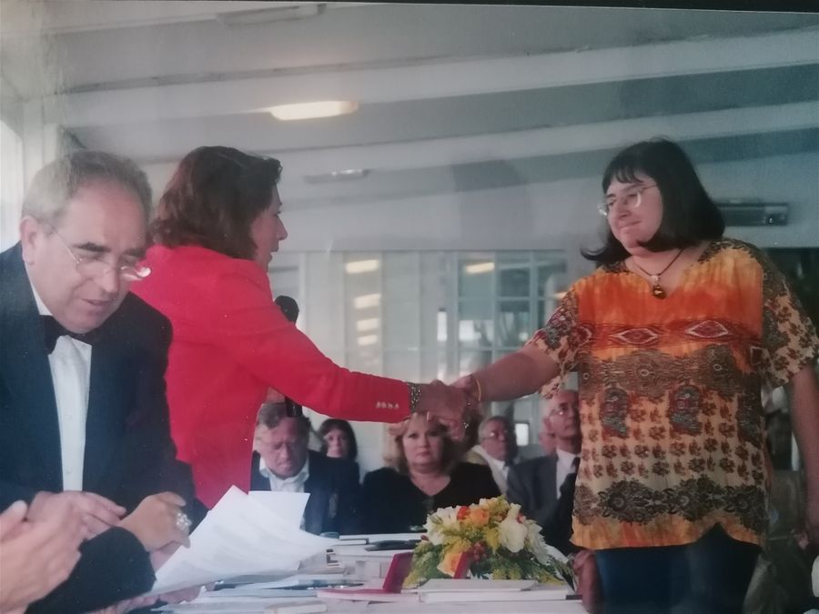 Premiazione del Premio Letterario San Marco - marengo d'oro - Sestri Levante (Ge) - IX edizione -2005 - Il libro APPUNTAMENTO COL PASSATO- (Ibiskos Editrice) - si è classificato FINALISTA