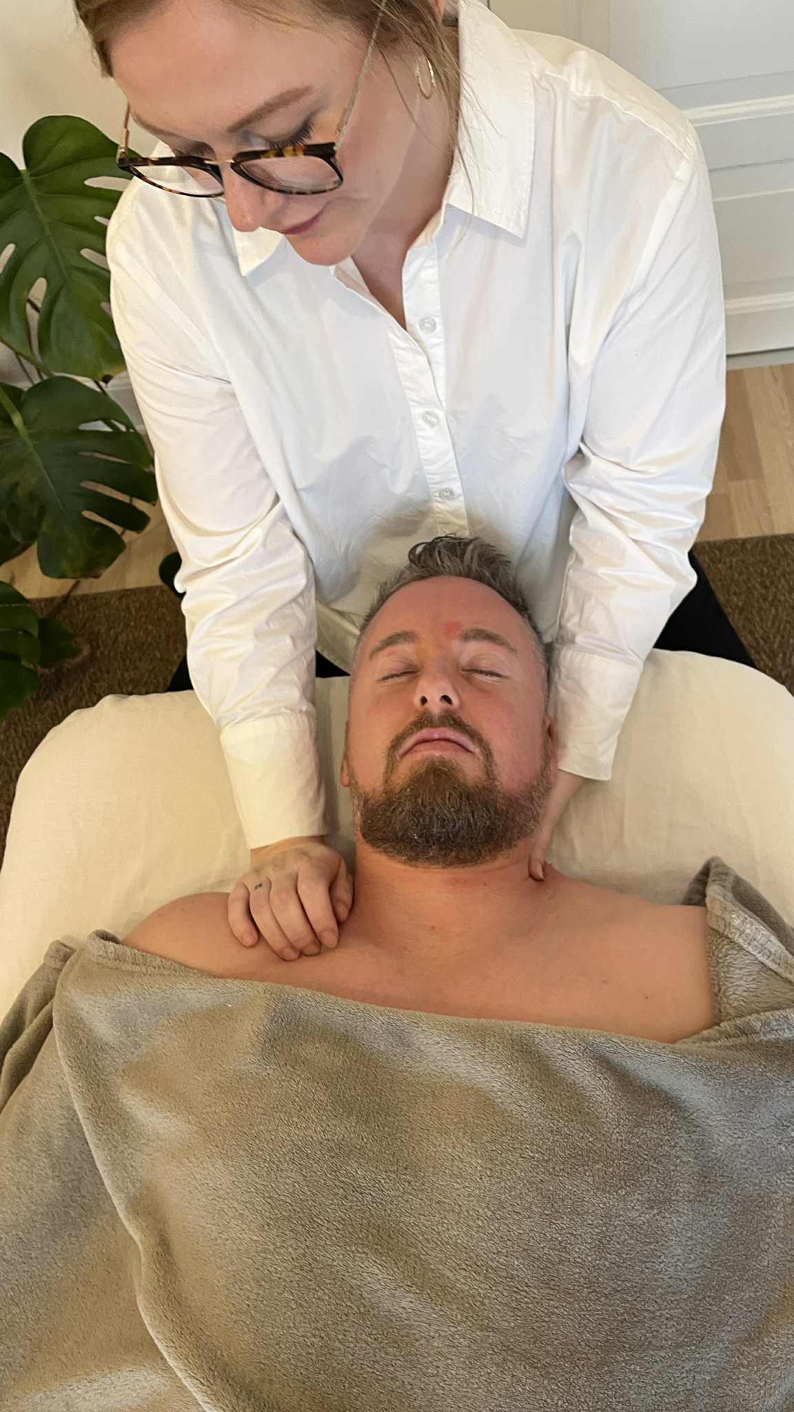ældre mand i eget hjem