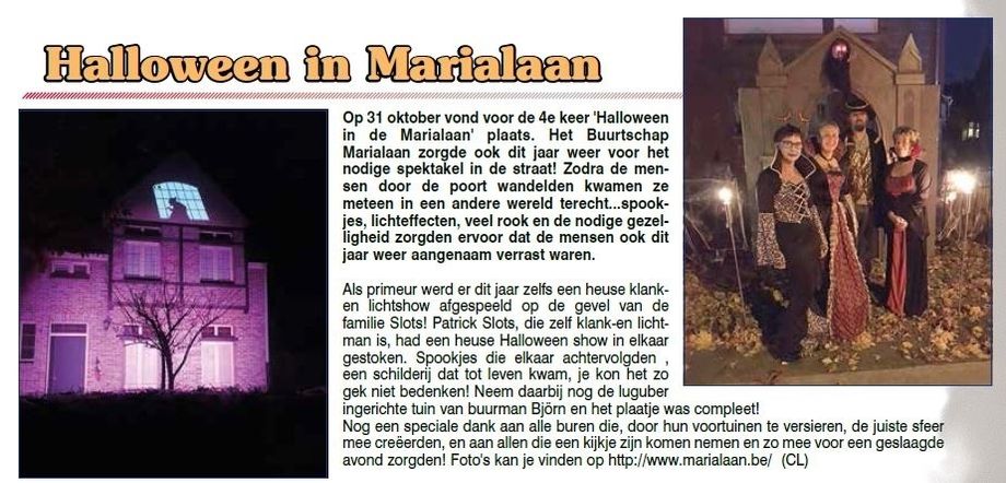 Halloween 2016 (De spiegel december 2016)