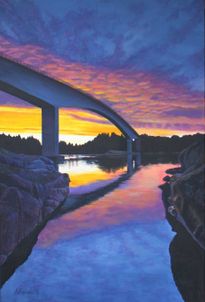 Tidlig morgen ved Fosnstraumen