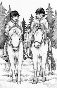 Bäst på häst - illustration från boken