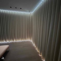 Wave-gordijnen-Project B. Destelbergen - slaapkamer 