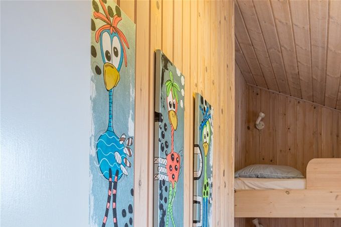 Værelse 4 : Køjeværelse  2 sengepladser  90 x 200