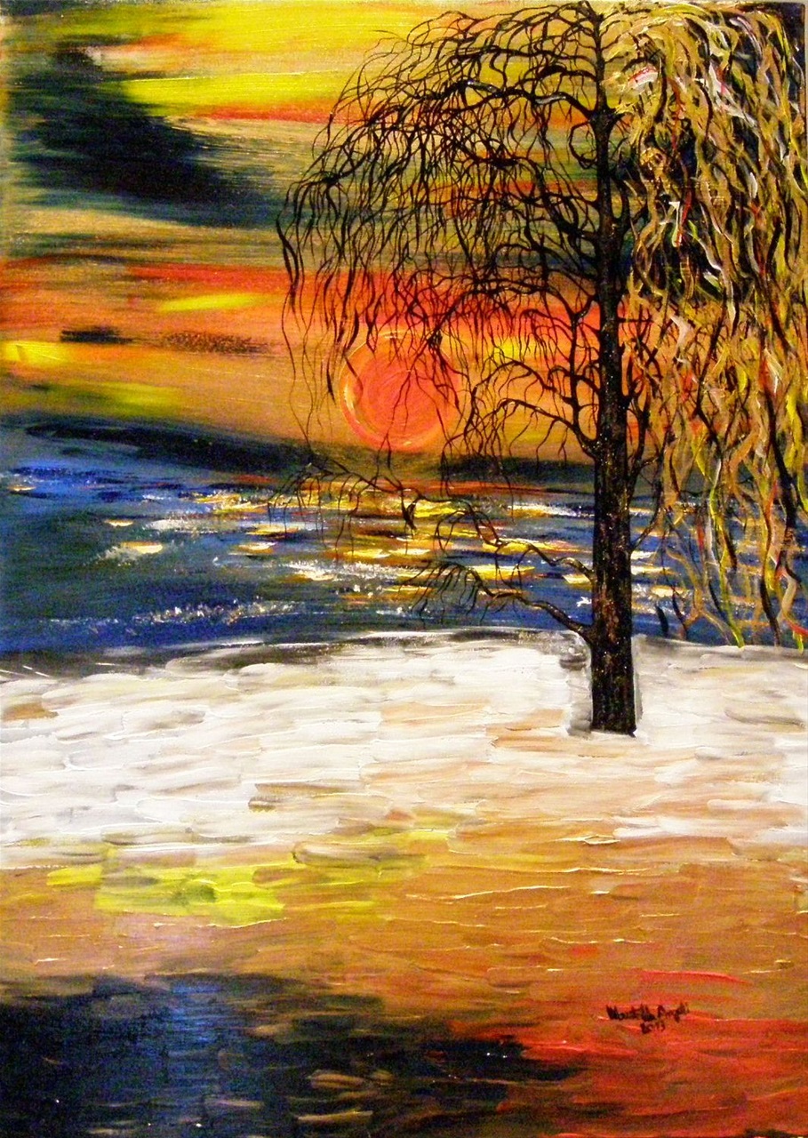-Titolo: “L’albero dei ricordi”
-Anno: 2013
-Misure: 70x50
-Tecnica: mista
-Supporto: tela
-Quotazione: €500,00

 “Le numerose risonanze che l’immagine suscita, ruotano fondamentalmente attorno a due caratteristiche che tutto il mondo vegetale, di cui l’albero è simbolo, possiede: da una parte l’essere connesso ai due regni, il cielo e la terra, rappresentarne lo scambio e l’intima necessità di completamento, dall’altra, l’immagine di un percorso, inteso come processo di crescita e di evoluzione”. (L. Filippi)