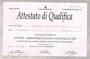 "Attrice-animatrice teatrale e sociale"