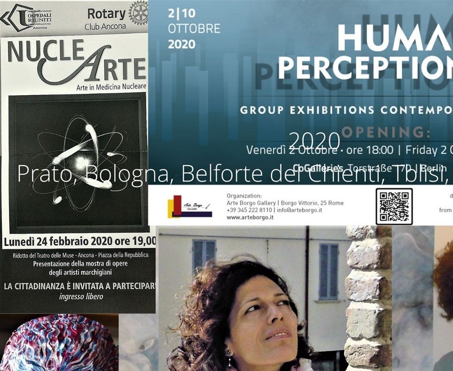 Esposizioni: Ancona (AN), Berlino (Germania), Gubbio (PG)