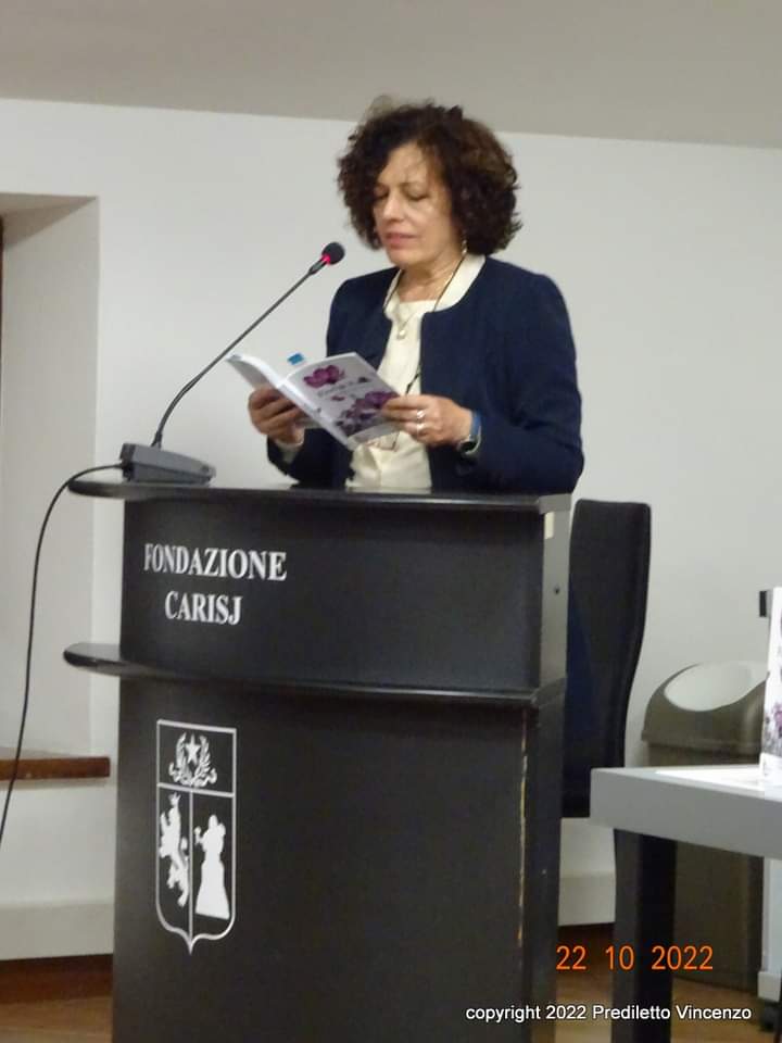 • Presentazione a Palazzo Bisaccioni Jesi (AN)
 La sua poesia "L'incanto", è inserita nell'antologia "Fiori di Poesia"
Antologia poetica per la "Giornata Mondiale della poesia".
Progetto benefico di Euterpe APS di Jesi (AN) a sostegno dell'Istituto oncologico marchigiano, a cura di Lorenzo Spurio.