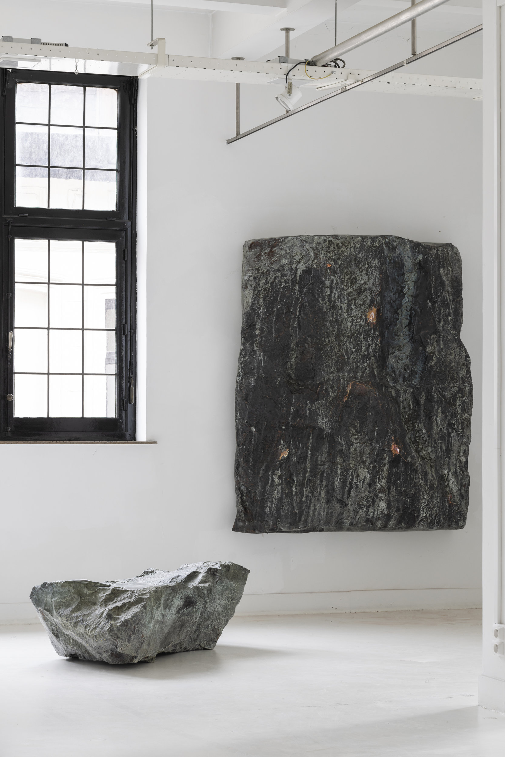 Ain't No Mountain High Enough, contemporary sculpture by Marius Ritiu, hand-hammered copper, 2024
