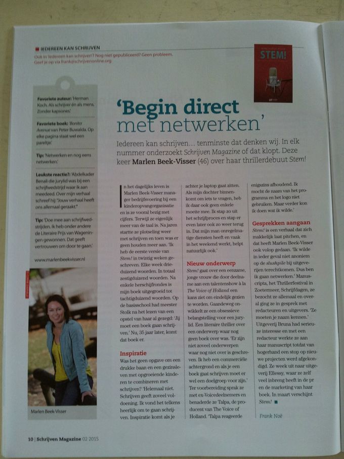 Schrijven Magazine